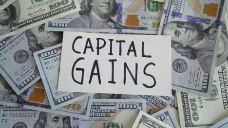 concept of capital gains with u.s. dollars