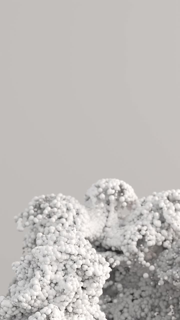 esferas y partículas 3d abstractas