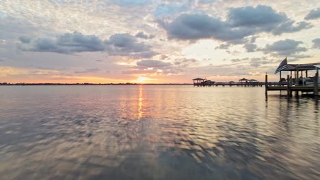 A-low-flying-drone-shot-near-the-water