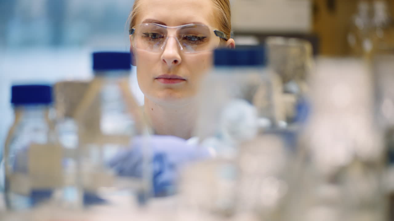 Scientist Working In Laboratory Microbiology 2