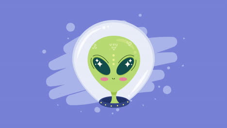 cute cartoon alien