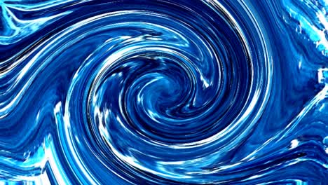 beautiful colorful fractal lines unique blue swirl pattern movement background.