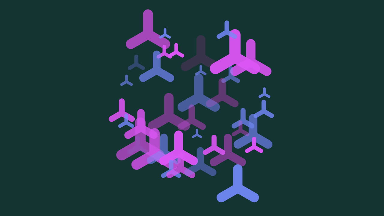 Illuminating network of arrows in various colors and sizes fanning out from the center in a circular formation, hinting at a dynamic flux of energy or information spreading throughout the system