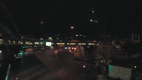 Time-lapse-of-the-cars-at-the-victory-monument-in-Bangkok