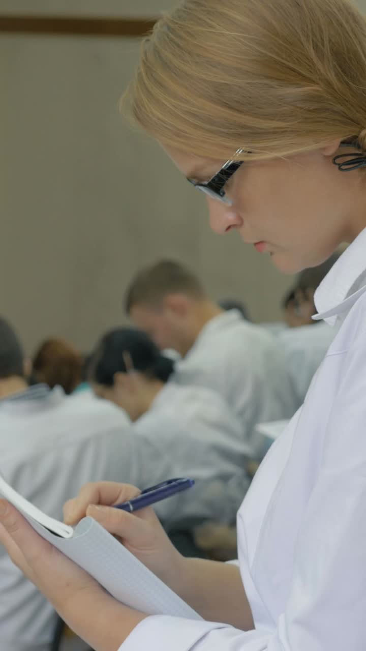 Students in a lecture hall
