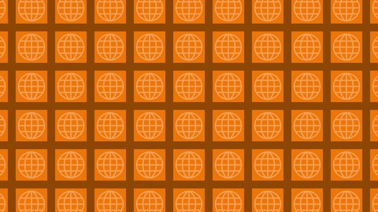 Orange Globe Pattern