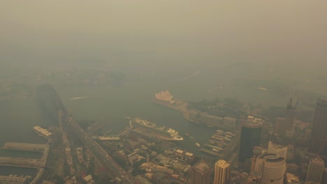 Sydney-Covered-in-Smoke---CBD-to-Opera-House-Flight