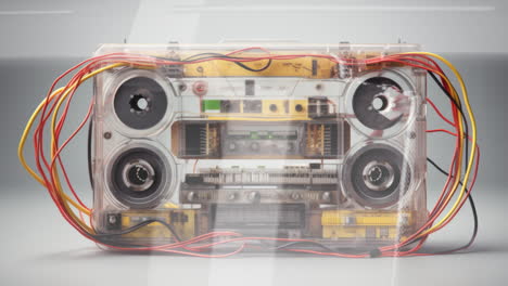 colección de casetes de audio