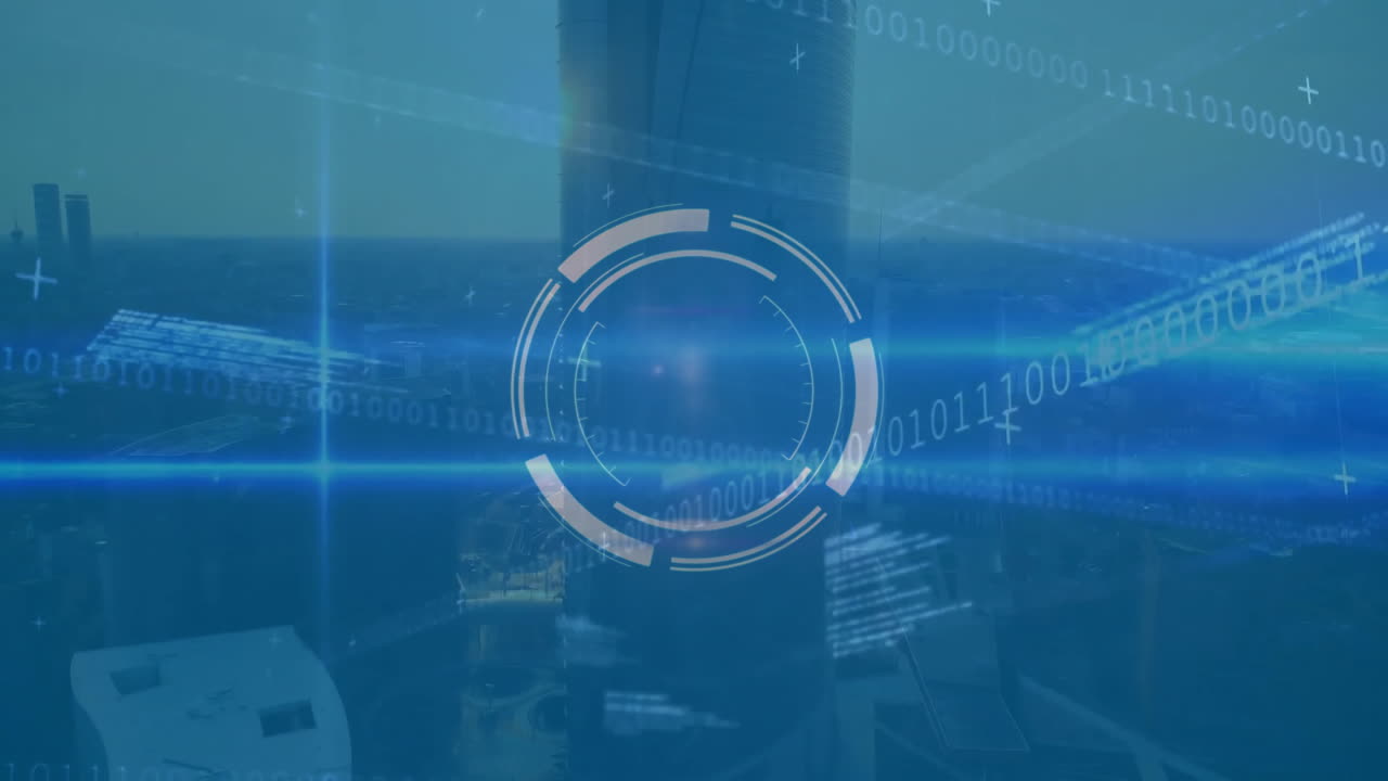 연결 네트워크의 애니메이션과 풍경에 대한 범위