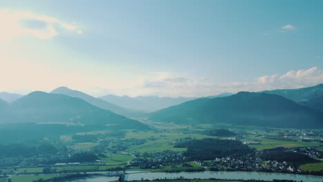 alpine valley landscape