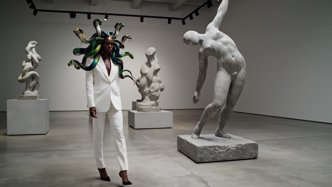 Medusa in an Art Gallery
