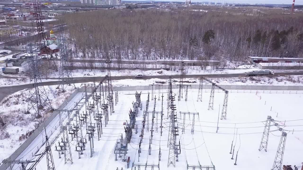 снежная промышленная электростанция