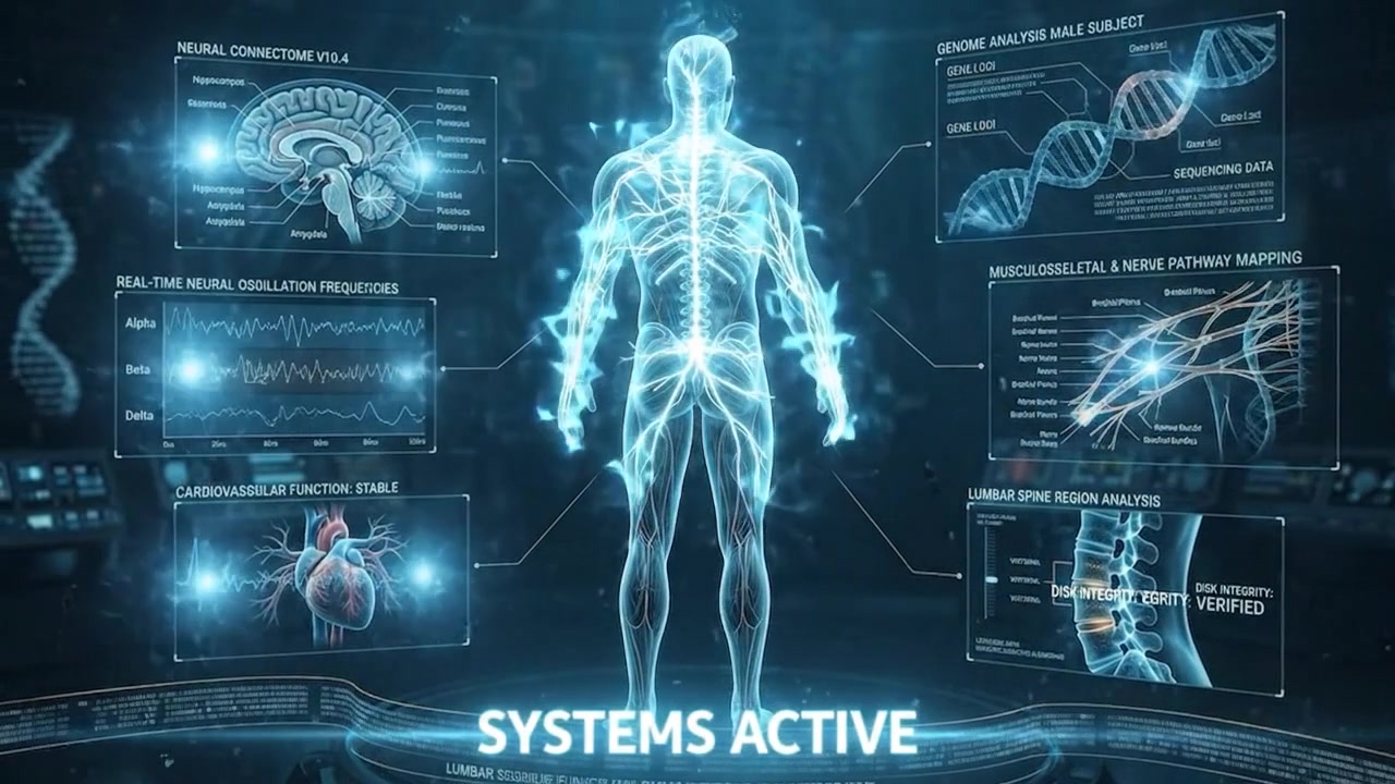 Digital Human Anatomy Hologram with Medical Data Interface
