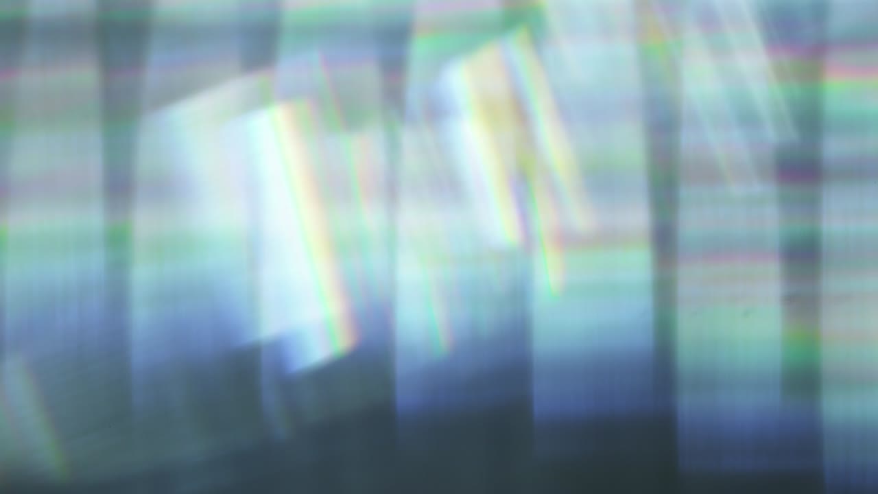 Choatic light leak bokeh