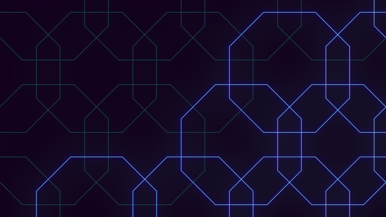 Futuristic blue lines and shapes design element for website or app