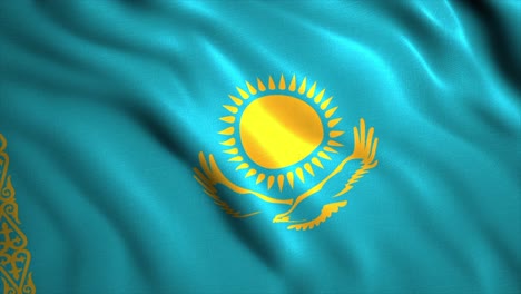 bandera de kazajstán