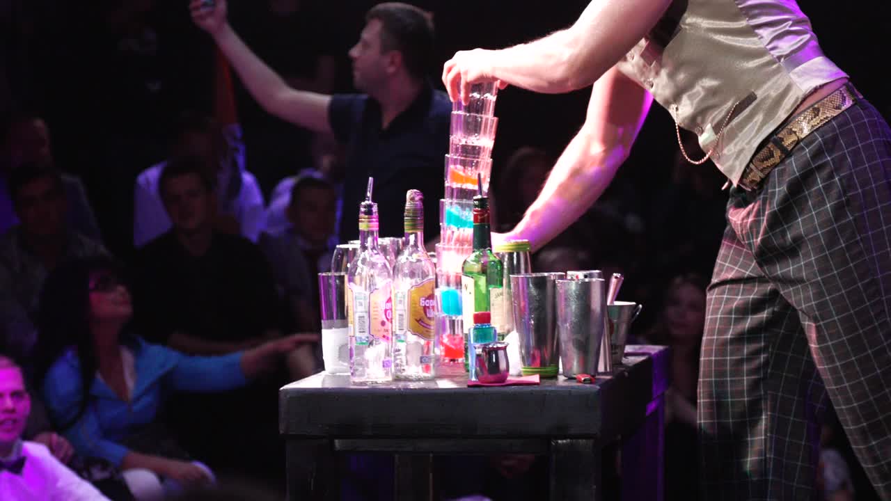 espectáculo de cócteles
