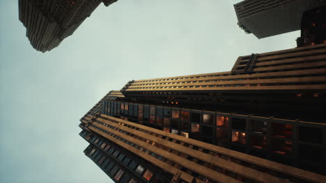 vertical-video-of-Skyscrapper-against-sky