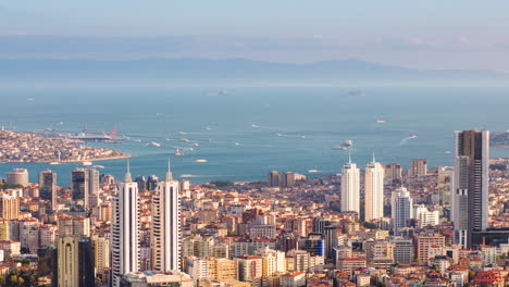 paisagem aérea da cidade de istambul