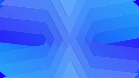 blue pentagon shape background