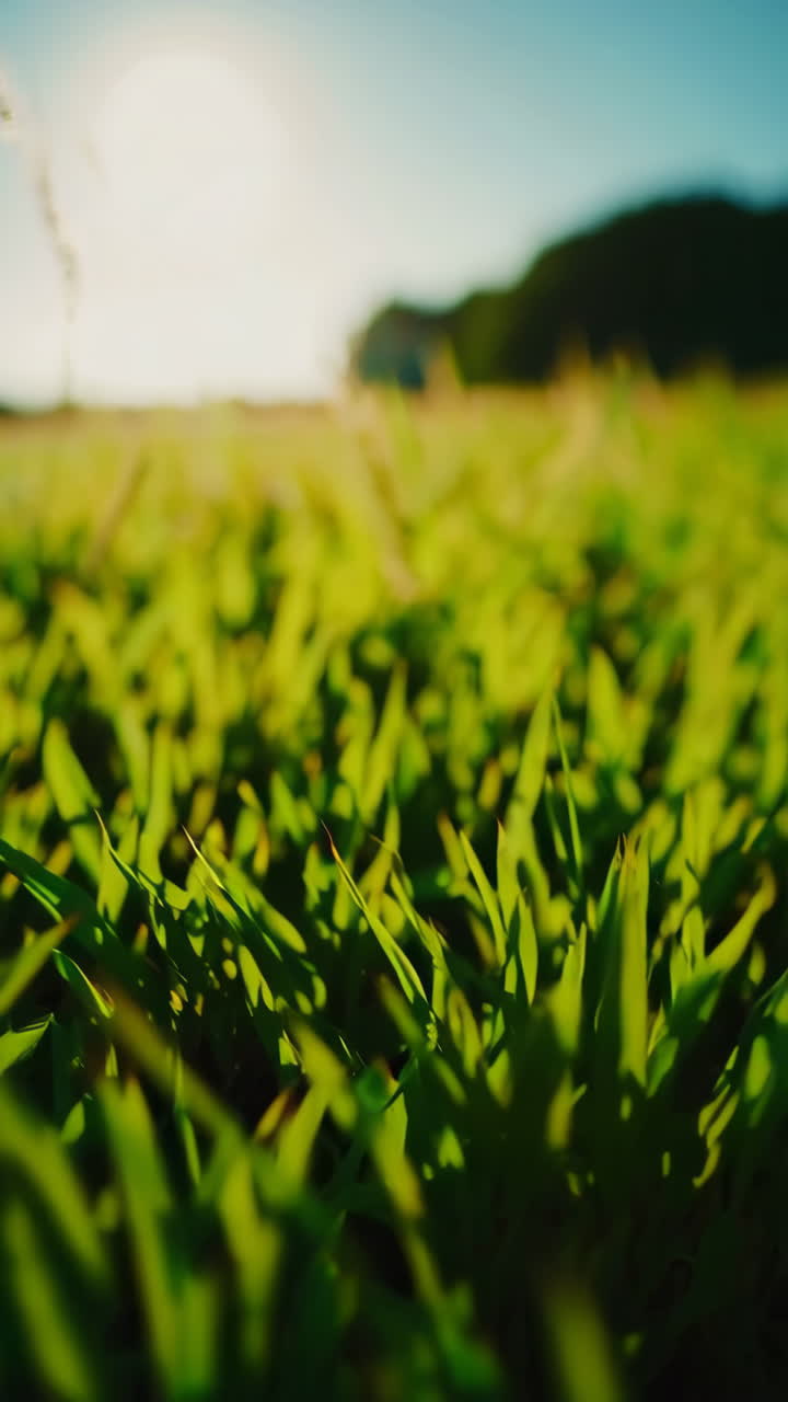 Close-up view of green grass in a field