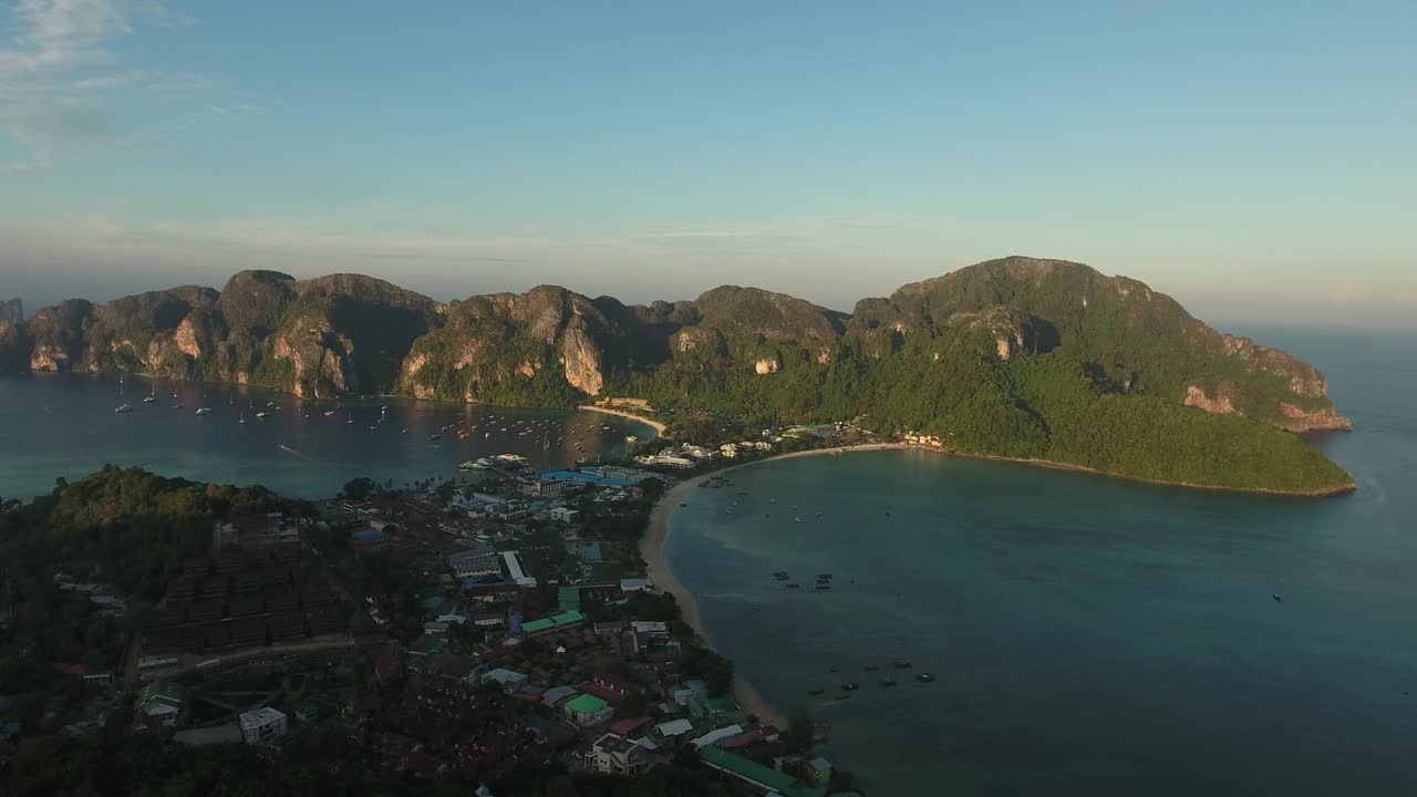 카우아이 하와이 해양 해안의 무인기 시각