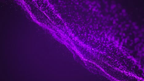 Animation-of-glowing-purple-particles