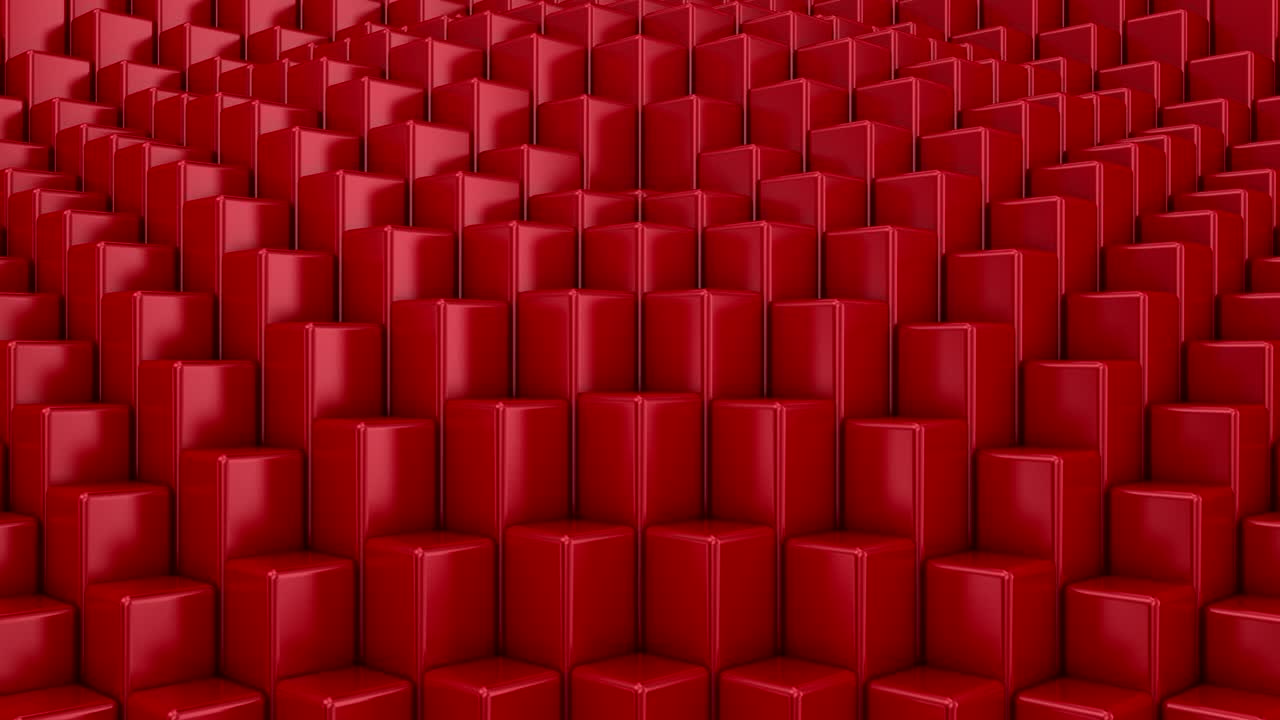 коробки образуют волну