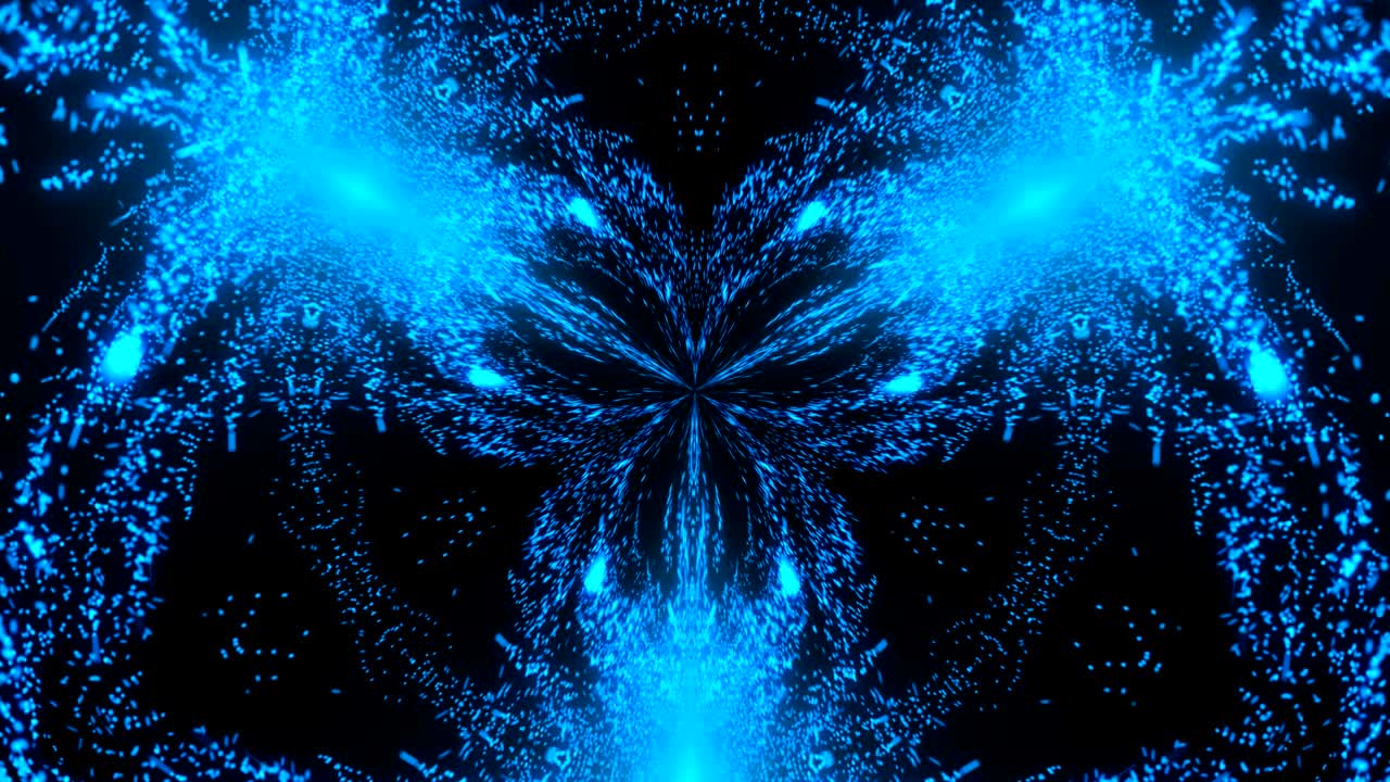 추상적인 빛의 칼레도스코프 (seamless loop)