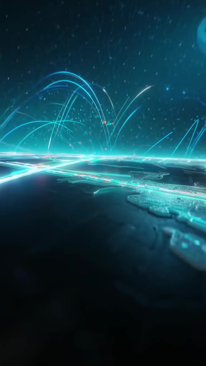 Rete globale futuristica con connessioni dati e nodi luminosi