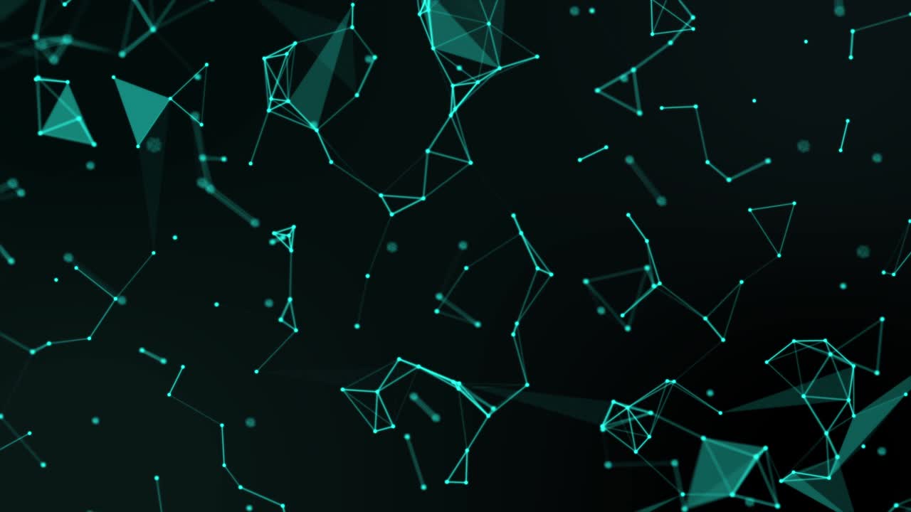 Plexus Loop Background. Geometrical Abstraction Background