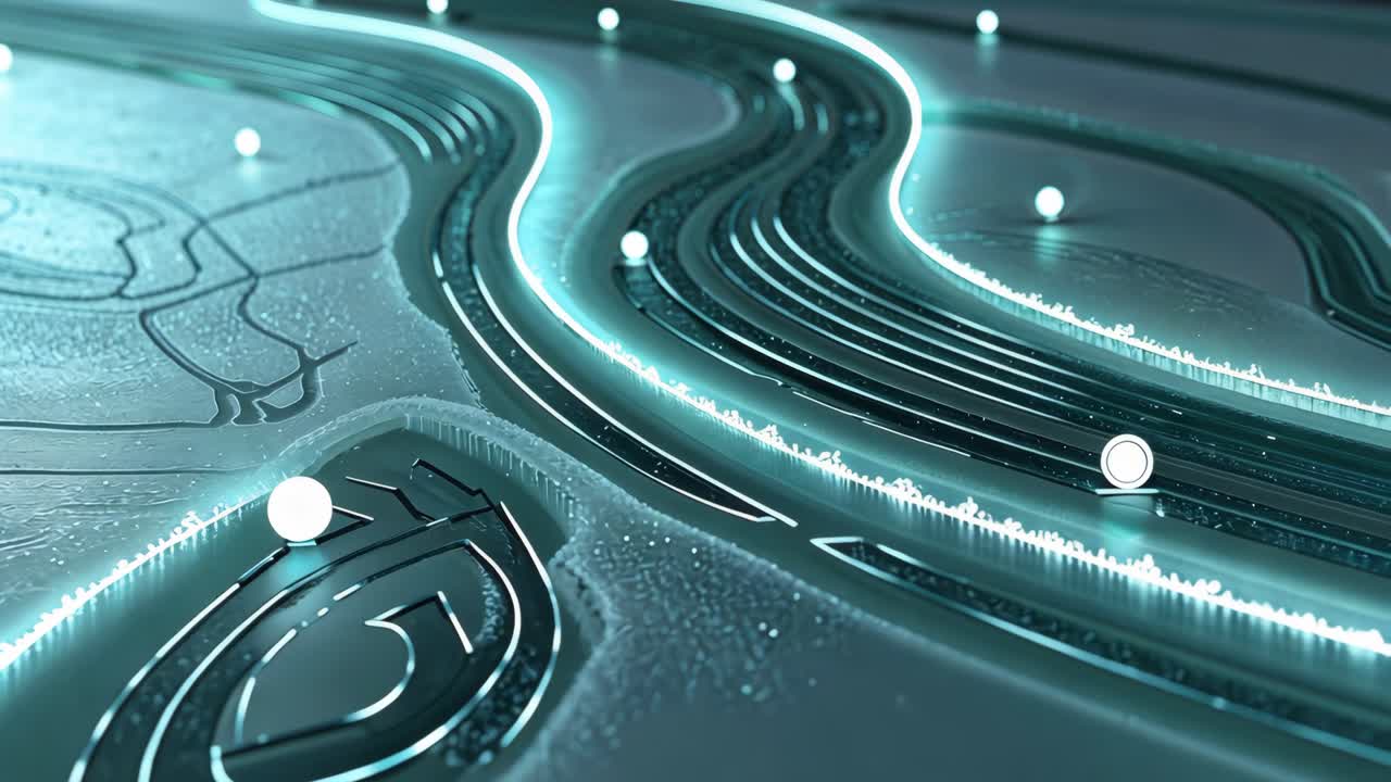 Futuristic Circuit Board Technology