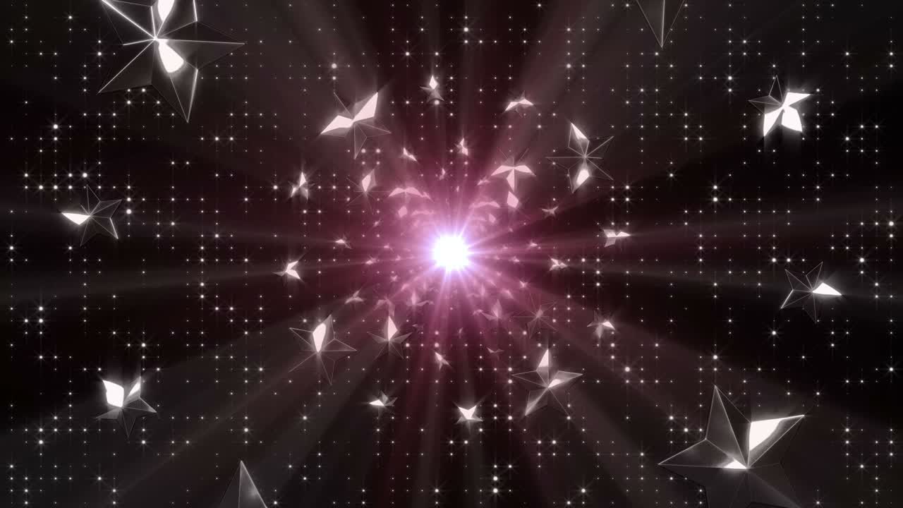 bucle de fondo de 4k estrellas