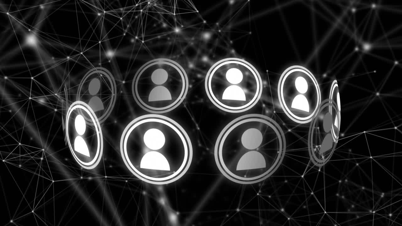 círculo de las redes sociales