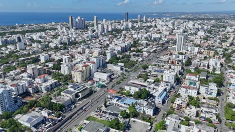 27 de febrero avenue in santo domingo, capital of the dominican republic