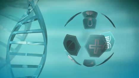 Medical-icons-and-DNA-double-helix