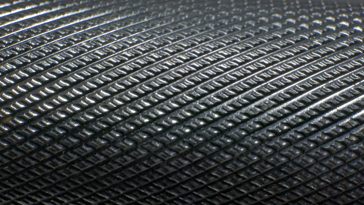 금속 패턴 클로즈업 크롬 텍스처 부드러운 회전