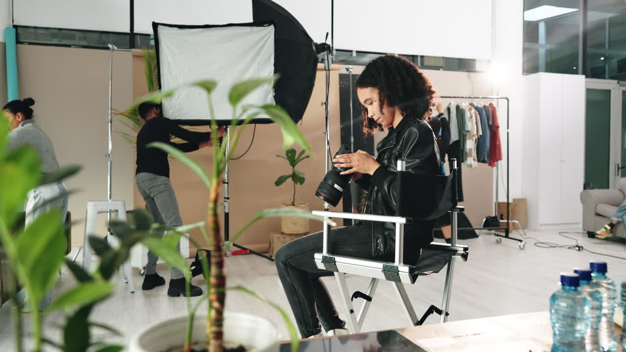 스튜디오 에서 패션 사진 촬영