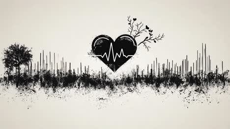 heart health abstract illustration