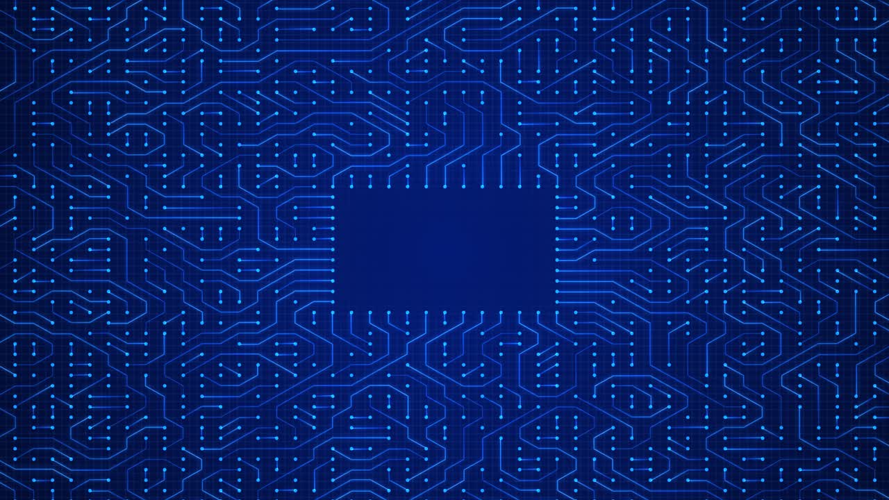Design Astratto di Scheda Circuitale: Una Fusione di Intelligenza Artificiale e Informatica