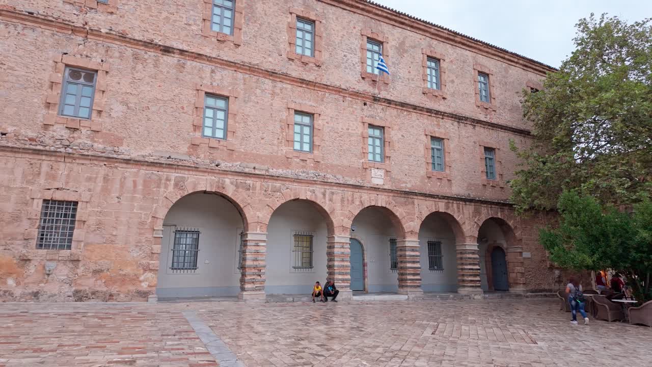 Historical Stone Building in Greece