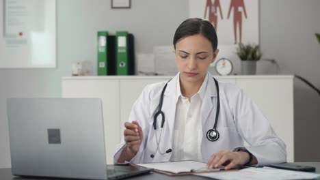 Indian-female-doctor-student-studying-for-exams