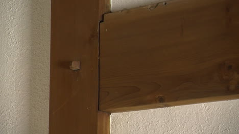 mortise and tenon joint on an architectural feature of a japanese house