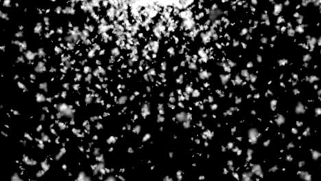 abstract background with snow