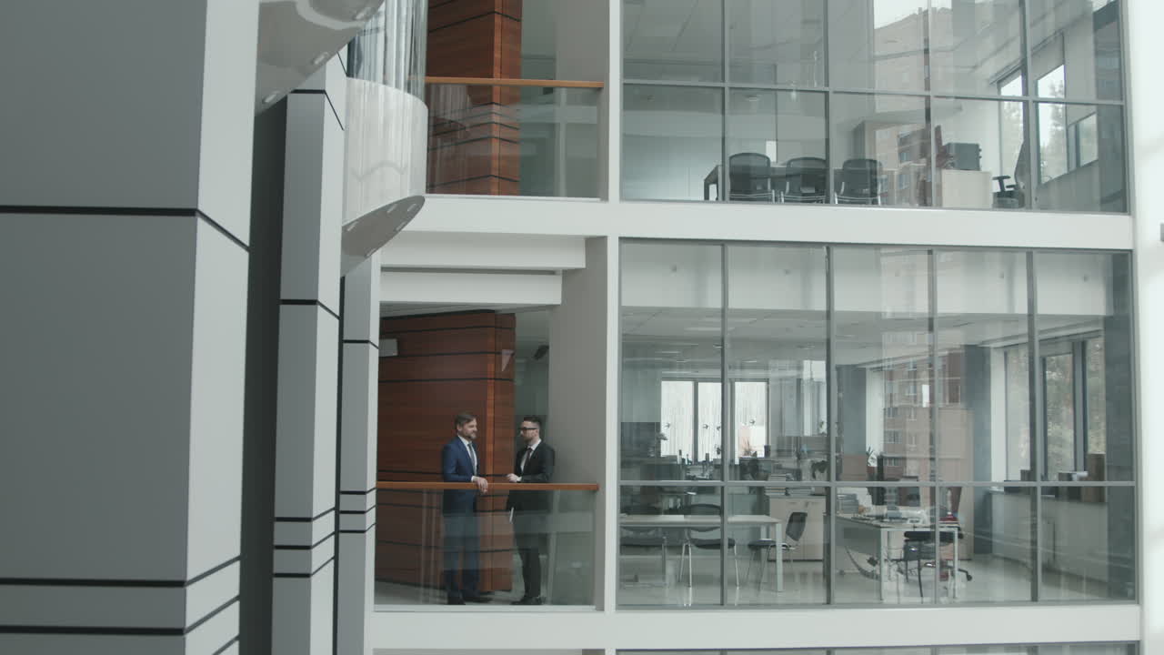 Male Lawyers Talking in Office