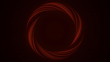 abstract glowing red circle