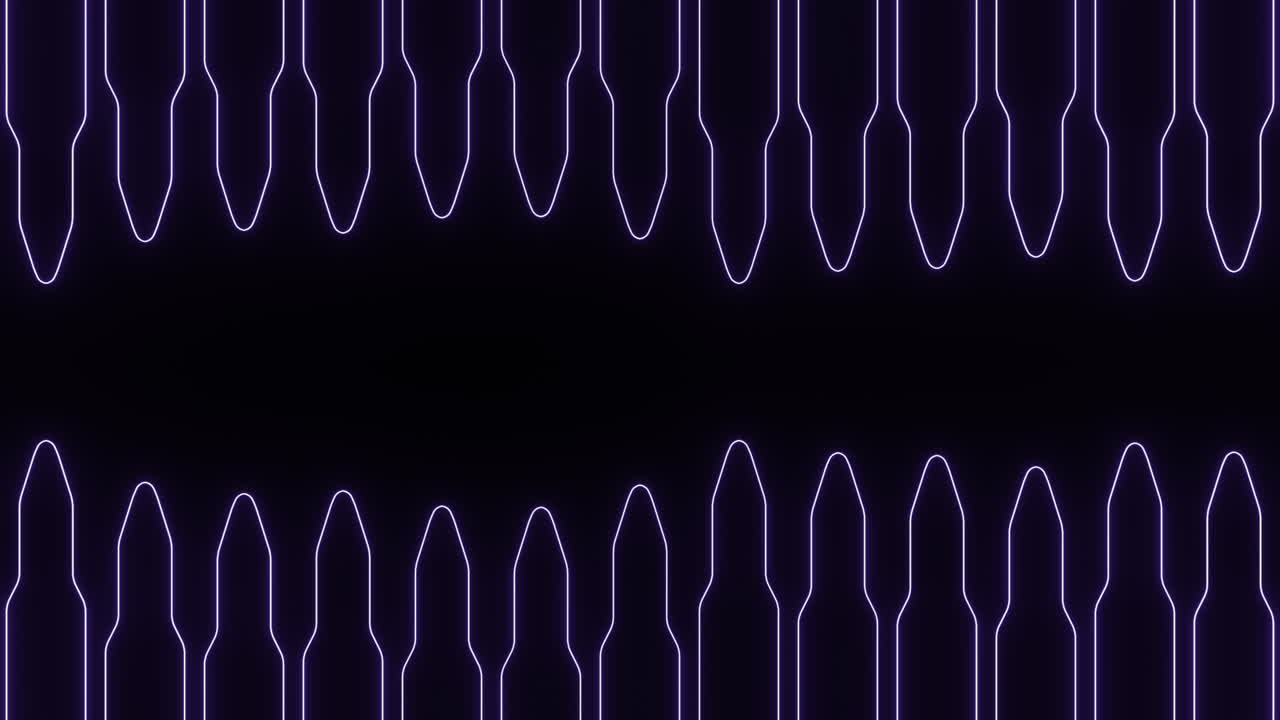 Purple Glowing Lines Pattern