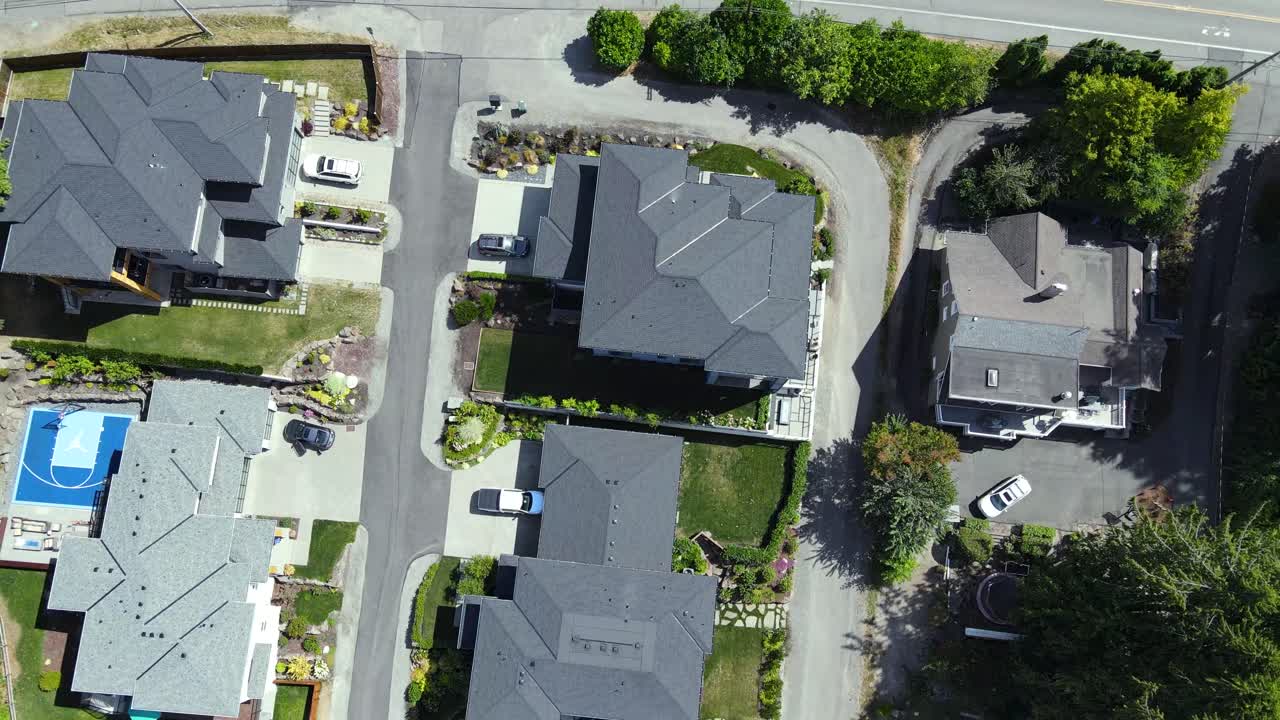 exclusivo barrio de bellevue en el noroeste de washington