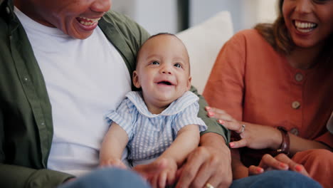 Home,-parents-and-baby-with-happiness