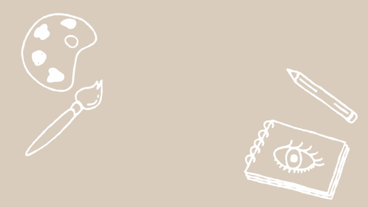 여러 학교 개념 아이콘의 애니메이션이 보라색 배경의 복사 공간에 대항합니다.